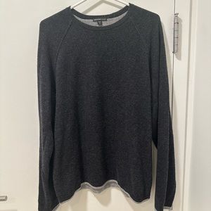 James Perse Cashmere Sweater Size 2 Like New Charcoal Grey